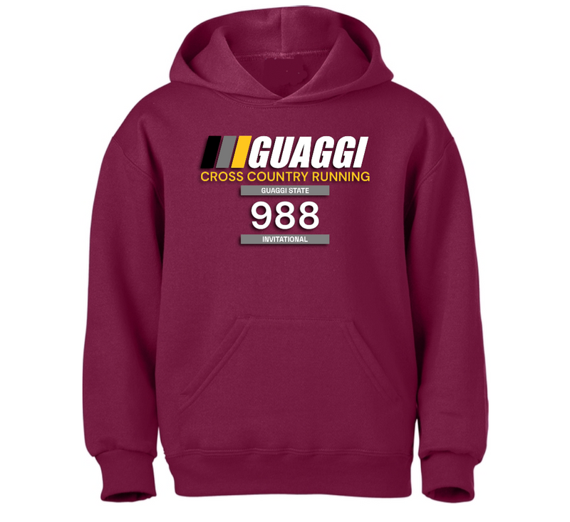 Cross Country Hoodie - Maroon