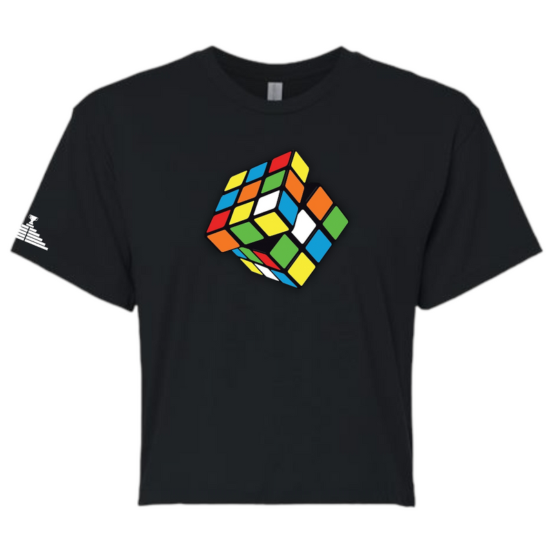 6 Colors - Wmns Crop Rubiks "Figure It Out" T