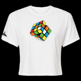 Buy 1 Get 1 Free - Wmns Crop Rubiks "Figure It Out" T - 6 Colors