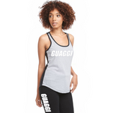 Racerback Logo Tank - Grey/Black