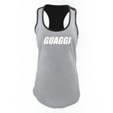 Racerback Logo Tank - Grey/Black