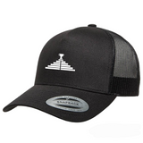 Black Logo Trucker