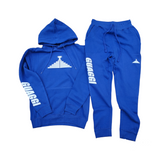 GUAGGI'D DOWN SET - Royal/White