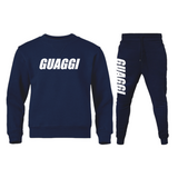 MOTION SWEATER SET - NAVY WHITE