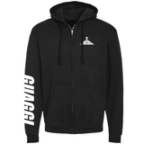 Guaggi'D Down Zip Hoodie - Black White