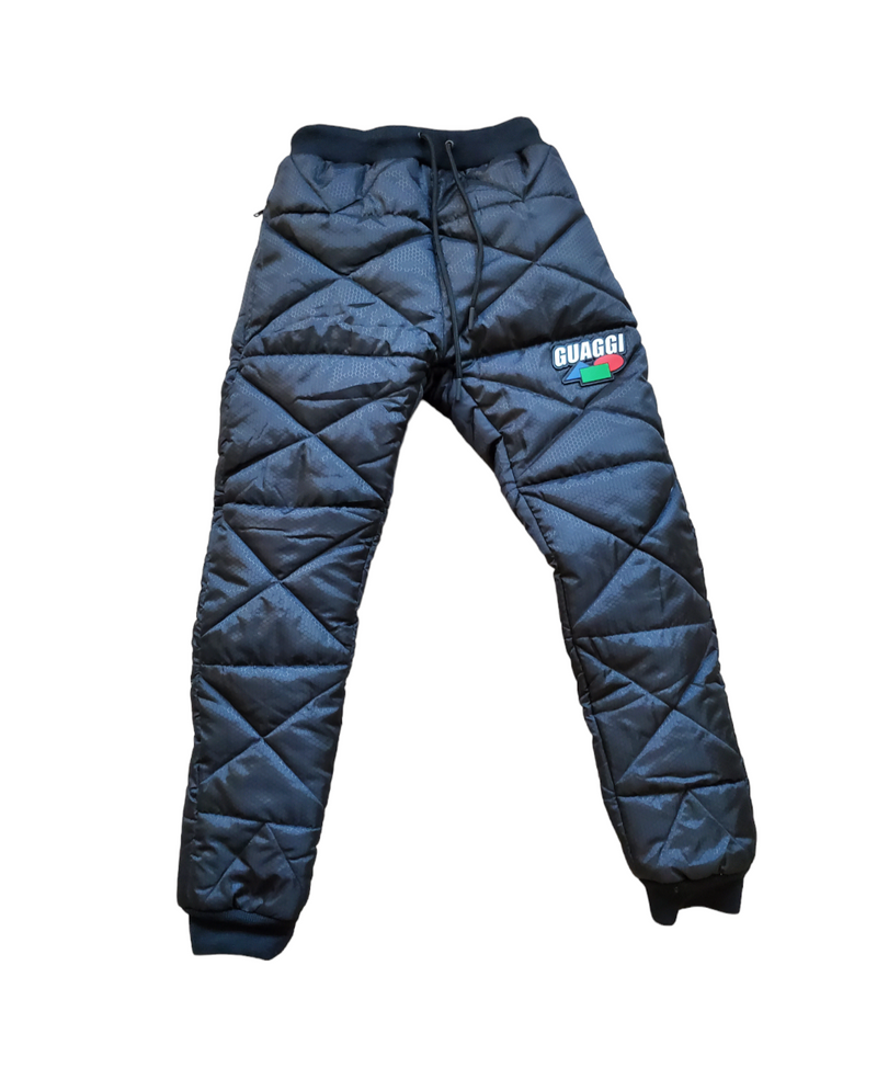 Winter Games Puffer Pants- Black