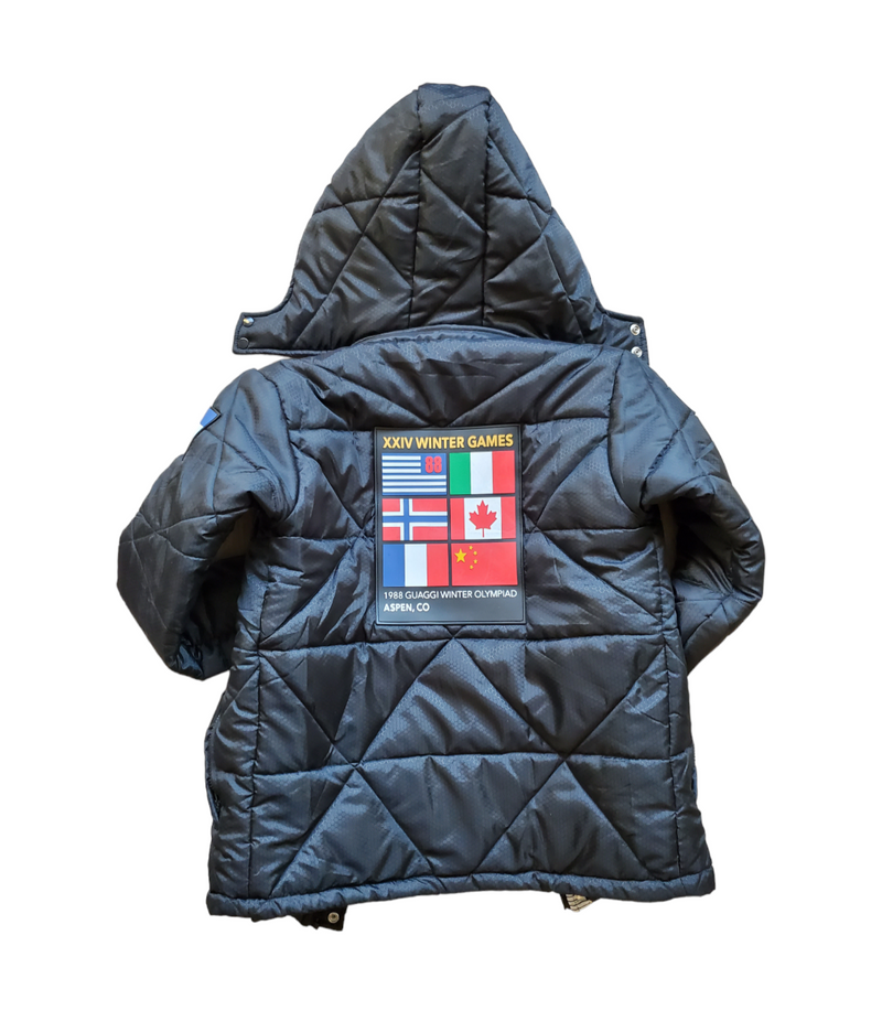 Winter Games Puffer Coat- Black