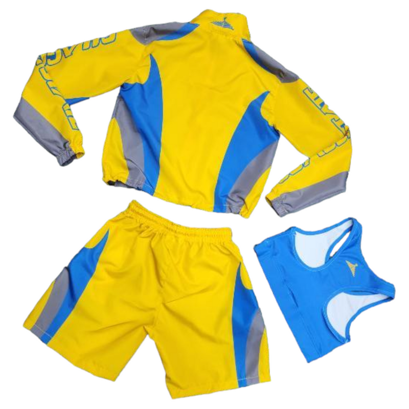 *Womens Crop* State Track 3-Piece Set