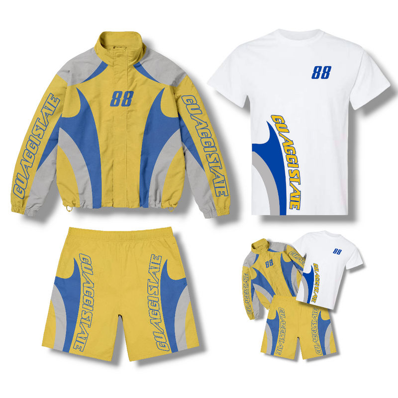 3-Piece State Track Short Set - Wolverine
