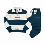 1/4 Zip Rugby Set - Navy
